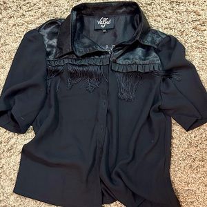 Valfre fringe cowboy top